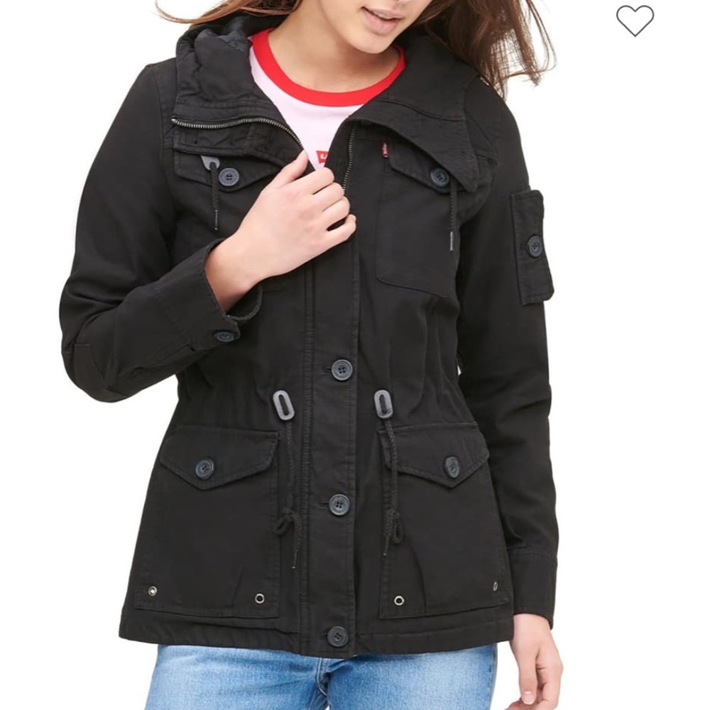 Levi's Hooded Military Jacket